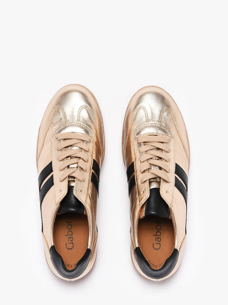 Sneakers Uit Leder Gabor Goud women 62 ander zicht 3